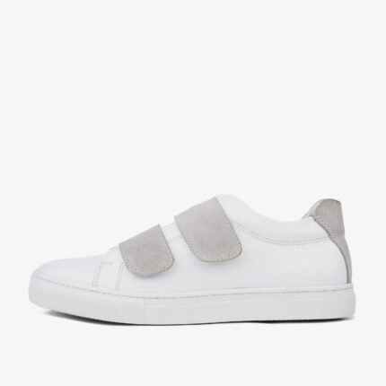 Esspadries test blanc en cuir